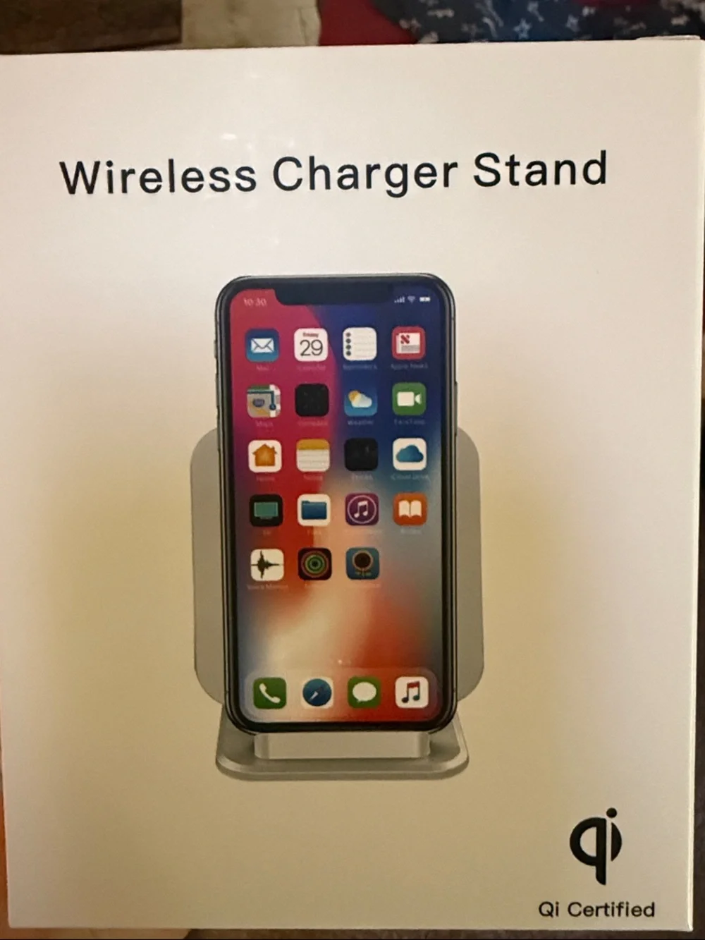 Wireless Charger Stand - White - Qi Certified